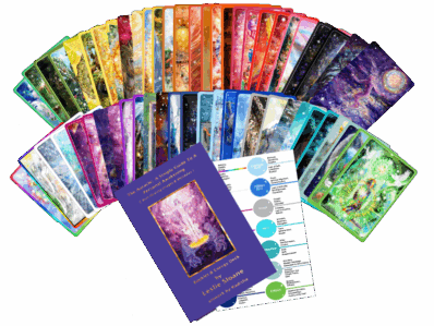 The Auracle Healing Cards: Complete Book & Card Set