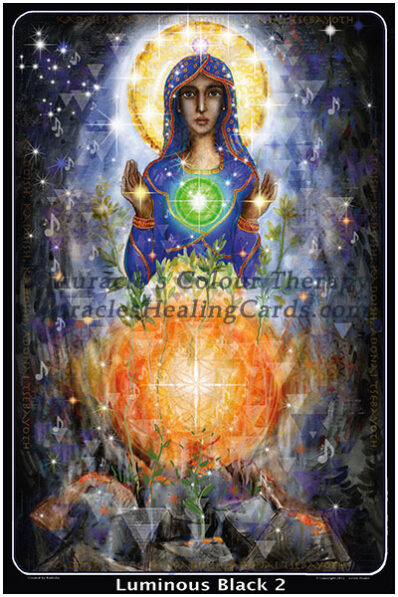 Luminous Black Image - Level 2 - Poster 24 x 36 inches