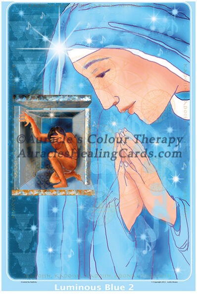 Luminous Blue Image - Level 2 - Poster 24 x 36 inches