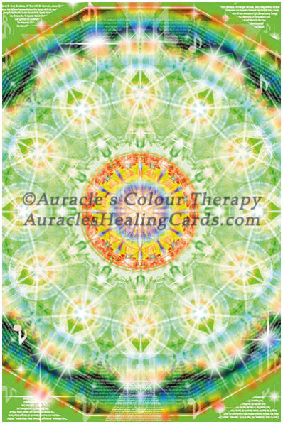 Peridot Mandala - Level 1 - Poster 24 x 36 inches