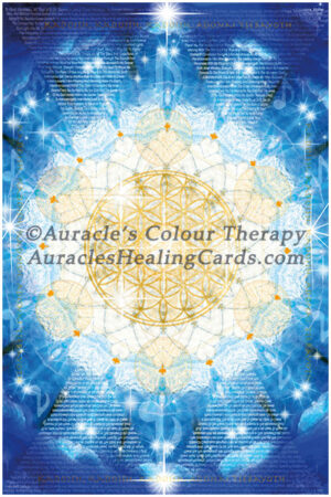 Primary Blue Mandala - Level 1 - Poster 24 x 36 inches