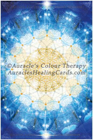 Primary Blue Mandala - Level 1 - Poster 24 x 36 inches