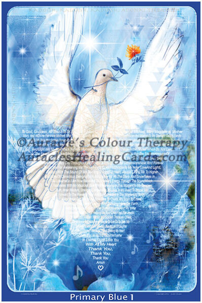 Primary Blue Image - Level 1 - Poster 24 x 36 inches
