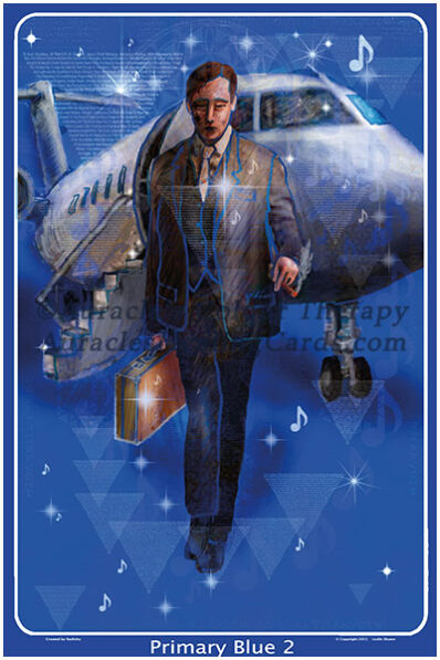 Primary Blue Image - Level 2 - Poster 24 x 36 inches