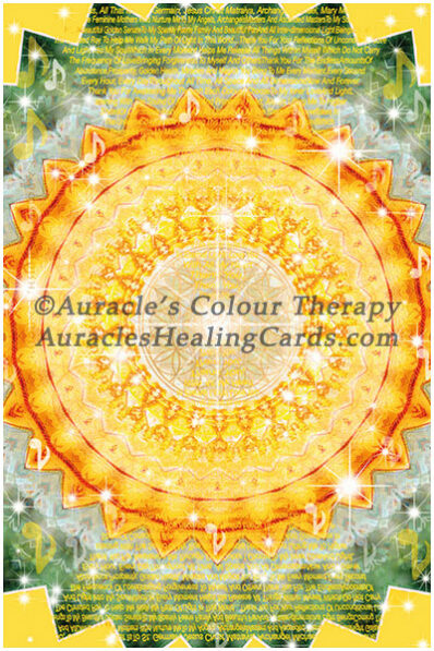 Primary Yellow Mandala - Level 2 - Poster 24 x 36 inches