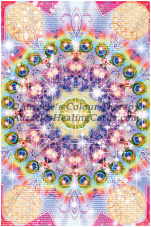 Rainbow Mandala - Level 1  - Poster 24 x 36 inches