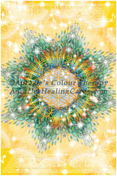 Royal Yellow Mandala - Level 2 - Poster 24 x 36 inches