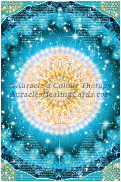 Turquoise Mandala - Level 1 - Poster 24 x 36 inches