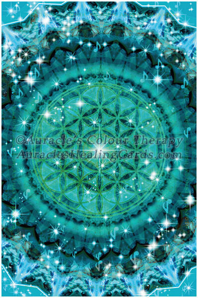 Turquoise Mandala - Level 2 - Poster 24 x 36 inches