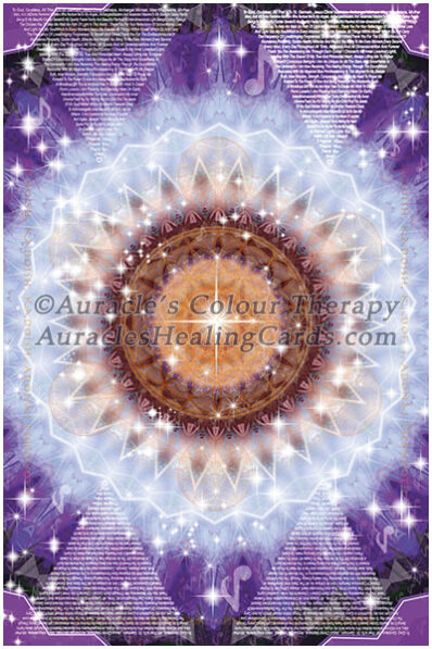 Violet Mandala - Level 2 - Poster 24 x 36 inches