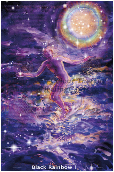 Black Rainbow Image - Level 1 - Poster 24 x 36 inches