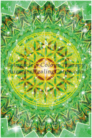 Green Mandala - Level 2 - Poster 24 x 36 inches
