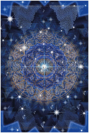 Indigo Mandala - Level 2 - Poster 24 x 36 inches