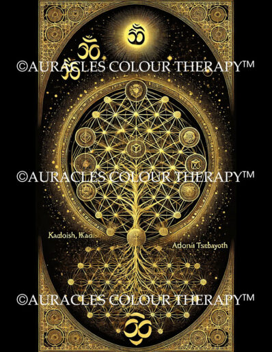 Ancient Tree of Life: Gateway to Alchemical Purification, Healing & Protection - 8 inch x 10 inch, Laminated