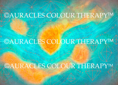 Luminous Waters: Guardian Waves of Emotion, Immunity, & Stability - 8 inch x 10 inch, Laminated