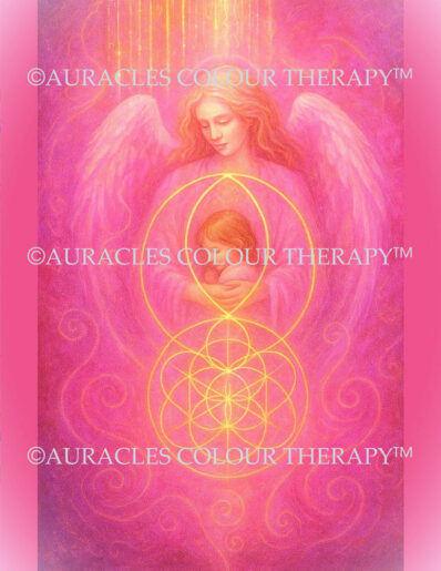 The Mother’s Embrace: Releasing Through the Feminine Light - 8 inch x 10 inch, Laminated