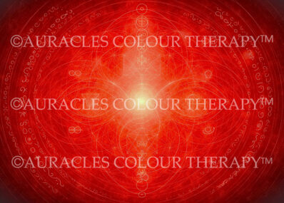 Ruby Presence: Gateway to Infinite Now - 8 inch x 10 inch, Laminated