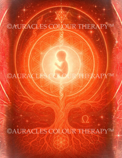 Sacred Remembrance: Birthing Through the Womb of Time - 8 inch x 10 inch, Laminated